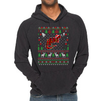 Funny Ugly Christmas Buffalo Red Plaid Otter Anima Vintage Hoodie | Artistshot