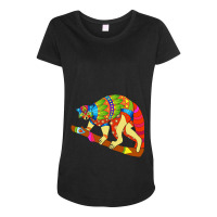 Ethnic Lemur Boho Mandala Yoga Lover Men Women Maternity Scoop Neck T-shirt | Artistshot