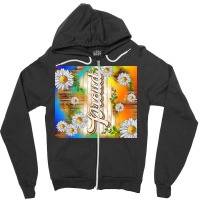 Proud With Daisies Zipper Hoodie | Artistshot