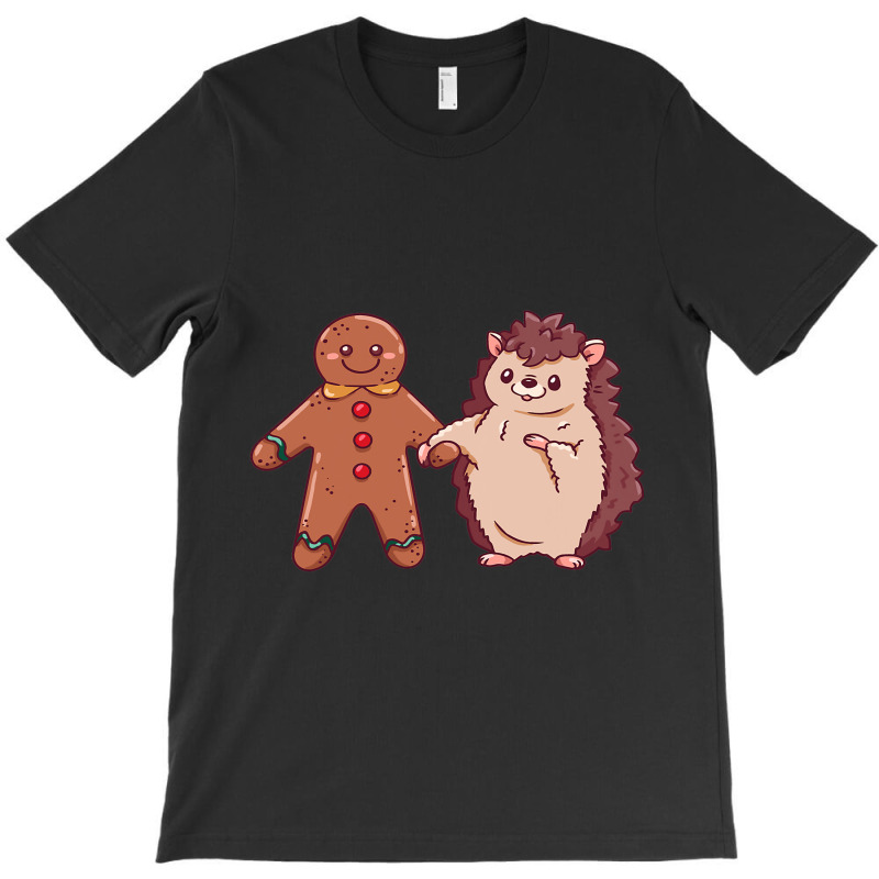 Gingerbread Hedgehog Holiday Season Xmas Merry Chr T-shirt | Artistshot