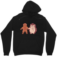 Gingerbread Hedgehog Holiday Season Xmas Merry Chr Unisex Hoodie | Artistshot