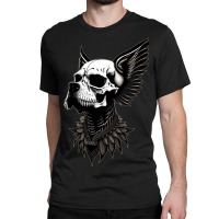 Skull Wing Dog Classic T-shirt | Artistshot