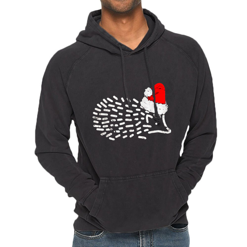 Funny Hedgehog Christmas Hedgehog Costume Hedgehog Vintage Hoodie | Artistshot