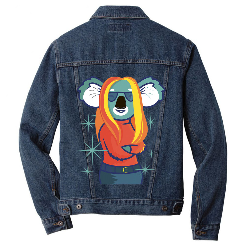 Funny Koala Girl Shirt Cute Graphic Koala Costume Men Denim Jacket | Artistshot