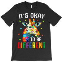 Giraffe Acceptance Kids Boys Girls Its Ok To Be Di T-shirt | Artistshot