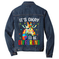 Giraffe Acceptance Kids Boys Girls Its Ok To Be Di Men Denim Jacket | Artistshot