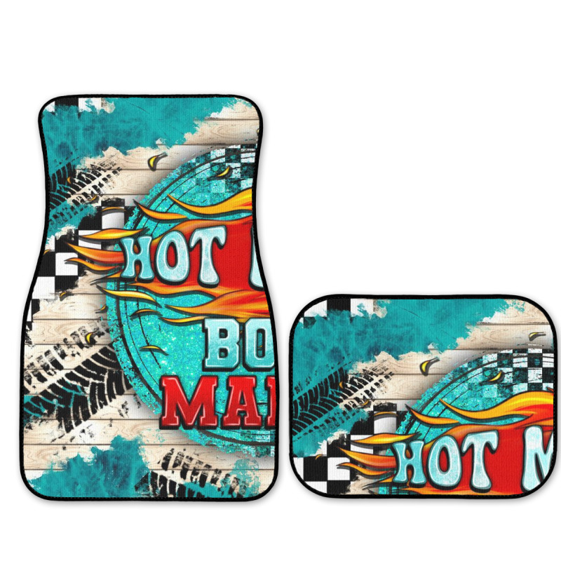 Hot Mess Boy Mama With Fire Full Set Car Mats | Artistshot