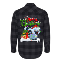 Funny Lemur Animal Lover Xmas Lighting Lemur Chris Flannel Shirt | Artistshot