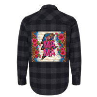 Girl Mama Thunder With Flowers Flannel Shirt | Artistshot