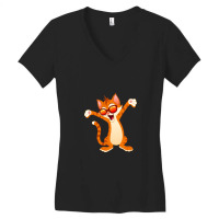 Cool Cat Women's V-neck T-shirt | Artistshot