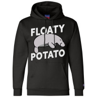 Floaty Potato Funny Manatee Sea Cow 1 Champion Hoodie | Artistshot