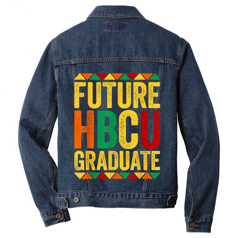 Future Hbcu Graduate Historical Black College Alum Men Denim Jacket | Artistshot