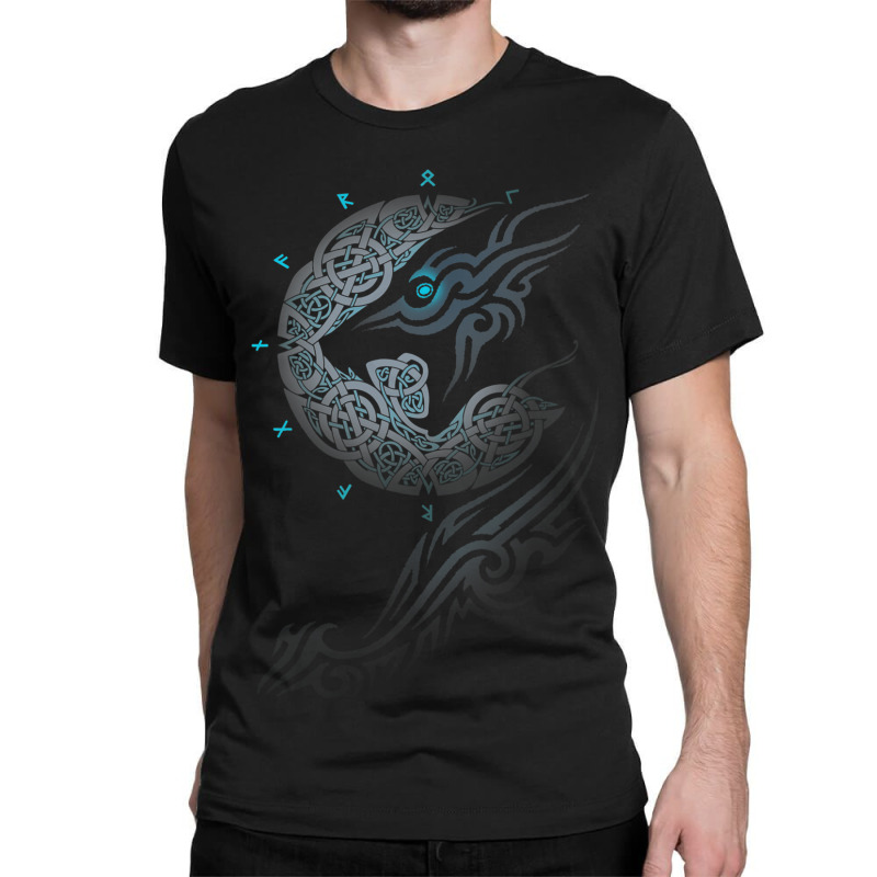 Face Wolf Wolf Moon Classic T-shirt | Artistshot