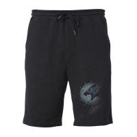 Face Wolf Wolf Moon Fleece Short | Artistshot