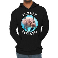 Floaty Potato Funny Manatee Wrong Animal Name Joke Lightweight Hoodie | Artistshot