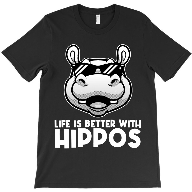 Funny Hippo Design For Men Women Kids Hippopotamus T-shirt | Artistshot