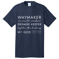 Waymaker Promise Keeper Miracle Worker Christian Vintage Basic T-shirt | Artistshot