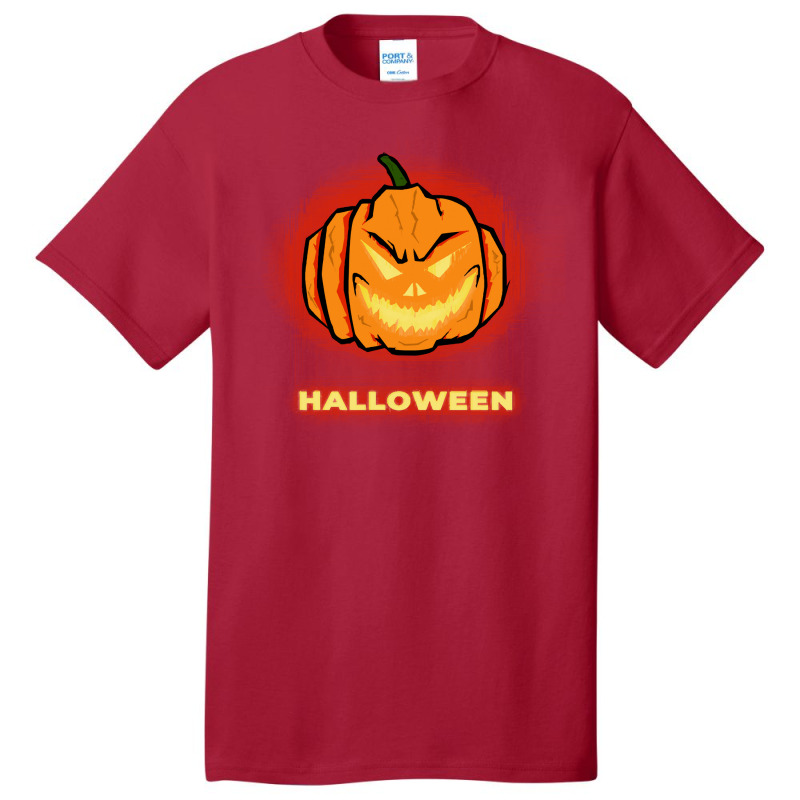 Halloween Pumpkin Face T  Shirt Halloween Pumpkin T  Shirt Basic T-shirt | Artistshot