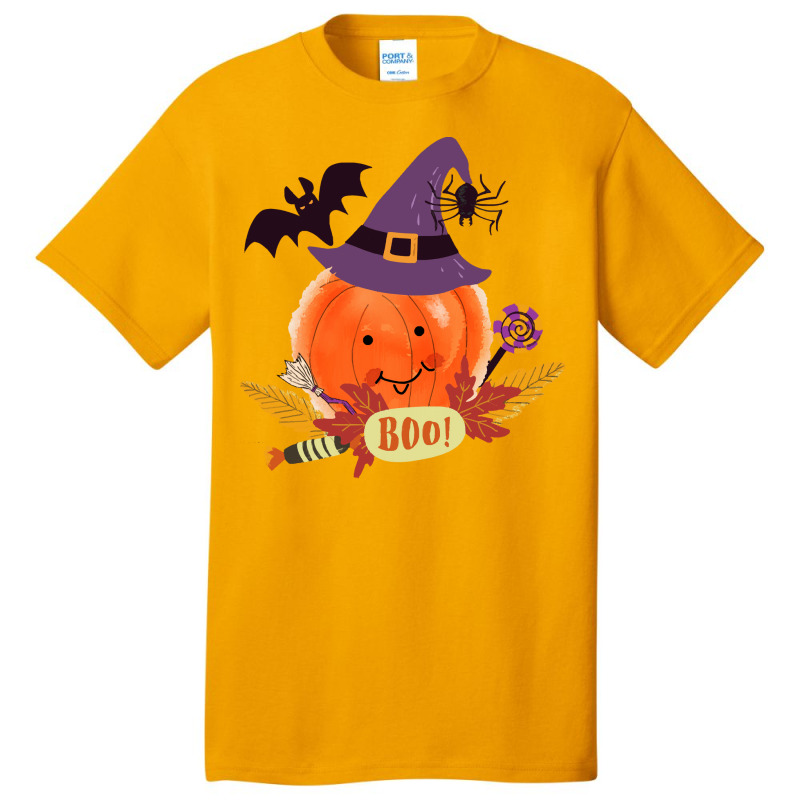 Halloween T  Shirt Boo Crew Jack O’ Lantern Happy Pumpkin T  Shirt Basic T-shirt | Artistshot