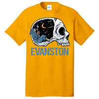 Evanston T  Shirt Chilling Skeleton Evanston T  Shirt Basic T-shirt | Artistshot