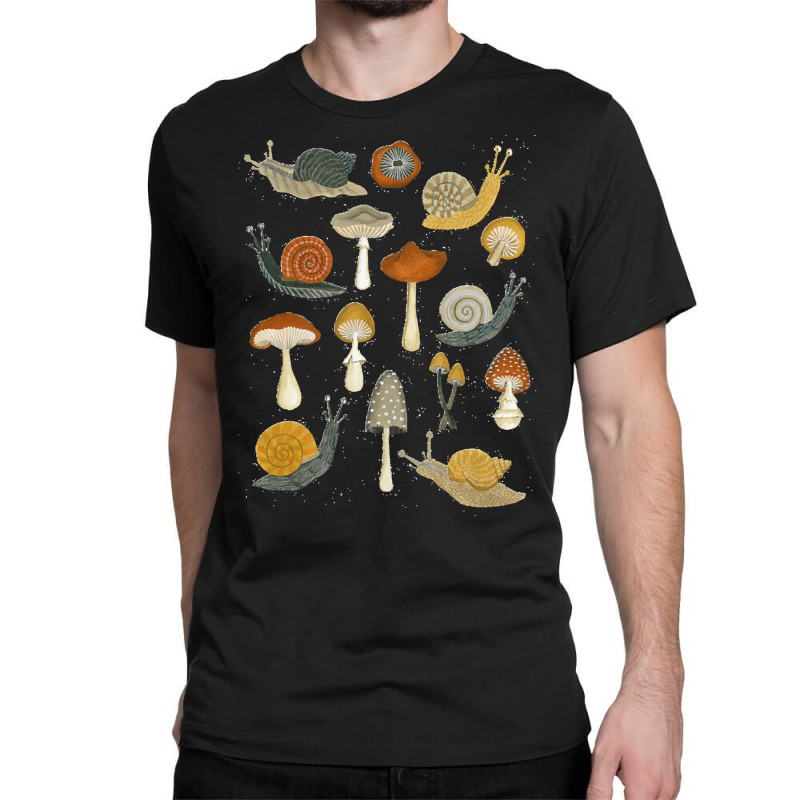 Mushroom T  Shirtmushrooms & Snails T  Shirt Classic T-shirt by clement51593 | Artistshot