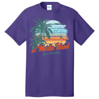 St. Martin Island Beach Shirt Lost Paradise Basic T-shirt | Artistshot