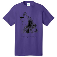 Howling Wolf Lobo Aullando Sketchy Gift Dogs & Nature Lovers T Shirt Basic T-shirt | Artistshot