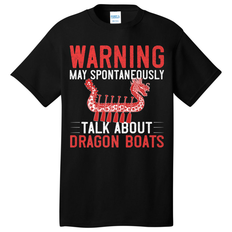 Dragon Boat Racing Festival Paddle Chinese Boating Character Videogame Basic T-shirt by HailieDesign | Artistshot