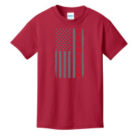 Teamster American Flag Patriotic Truck Driver Us Trucking T Shirt Basic Youth T-shirt | Artistshot