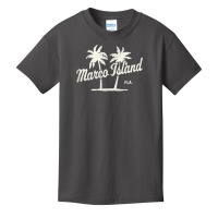 Marco Island Florida Vintage 70s Palm Trees Graphic Tank Top Basic Youth T-shirt | Artistshot