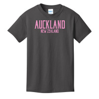 Womens Auckland New Zealand Vintage Text Pink Print V Neck T Shirt Basic Youth T-shirt | Artistshot