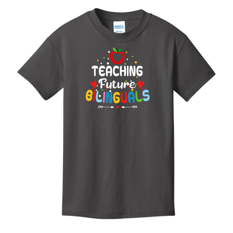 Teaching Future Bilinguals   Spanish Teachers Back To School T Shirt Basic Youth T-shirt by DianneHenderson91 | Artistshot