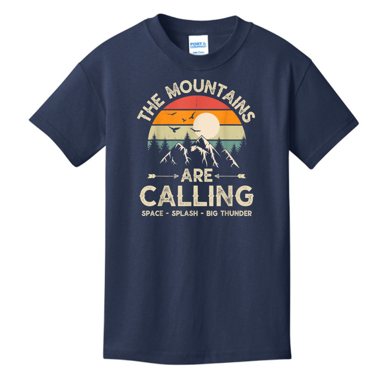 Vintage The Mountains Are Calling Space Splash Big Thunder T Shirt Basic Youth T-shirt | Artistshot