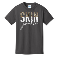 Vintage Skin Junkie Leopard Skin Esthetician Skincare T Shirt Basic Youth T-shirt | Artistshot