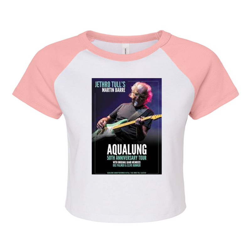 Jethro Tull's Martin Barre Classic Raglan Crop Top by josephzindel | Artistshot