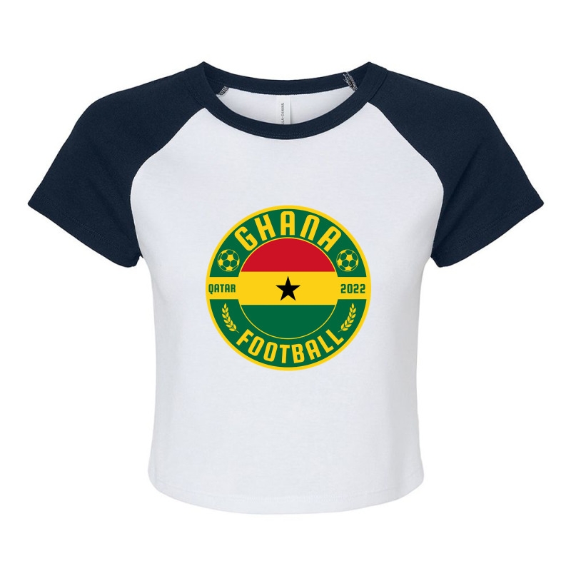 Ghana Football-wktct Raglan Crop Top by Brink Beaulah | Artistshot