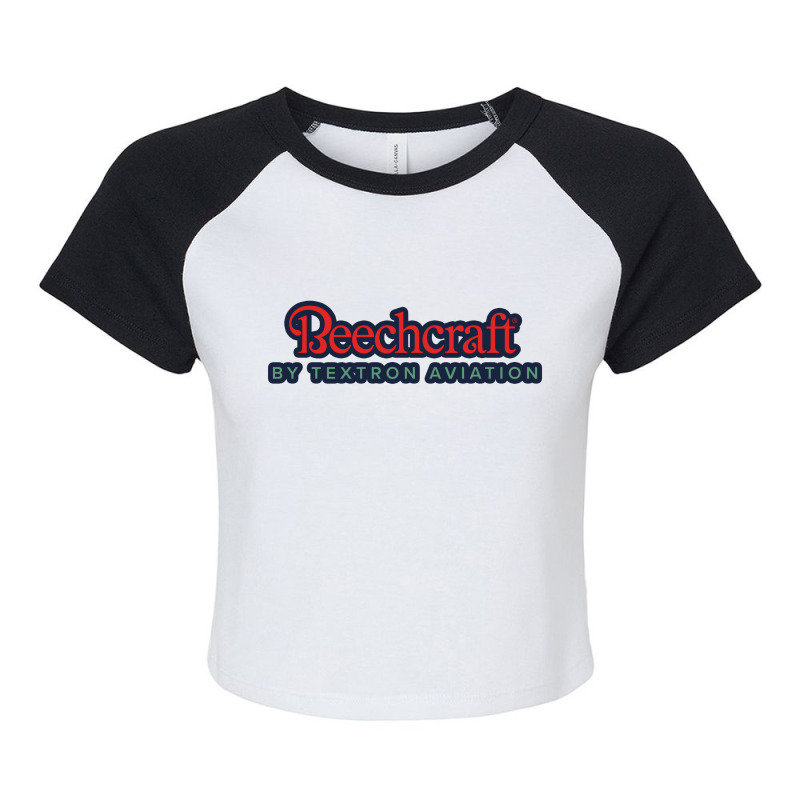 Beechcraft Aircraft Aviation Raglan Crop Top by rooker188 | Artistshot