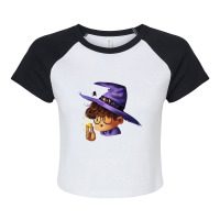 Little Wizard Raglan Crop Top | Artistshot