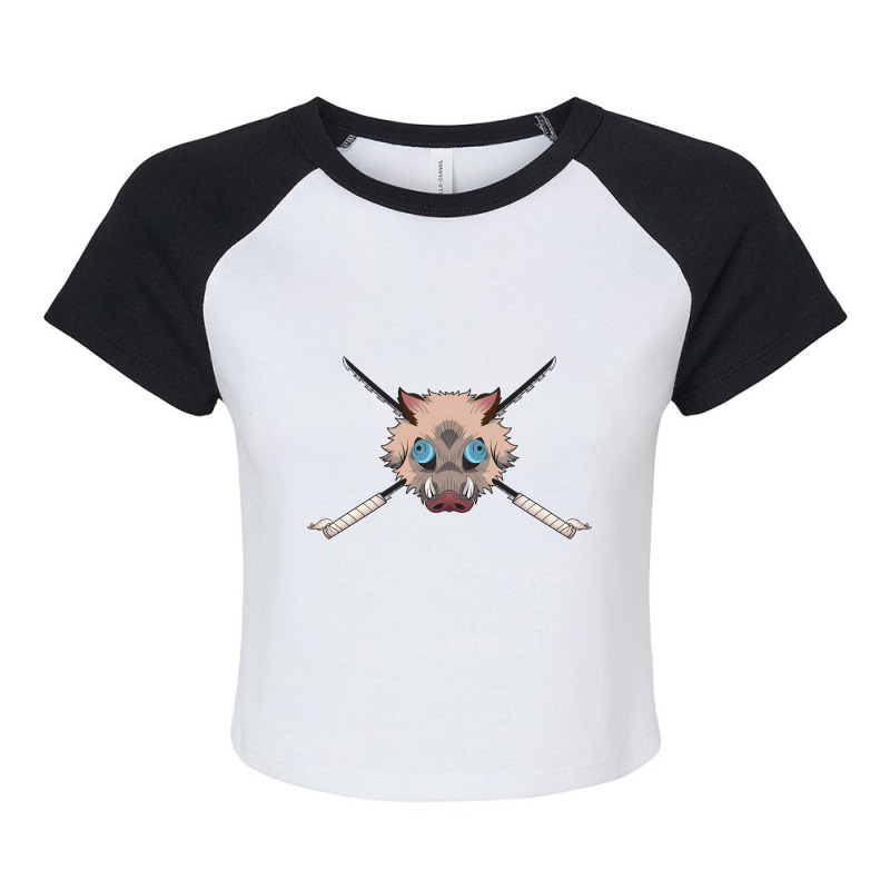 Inosuke Minimal T-shirt!! Raglan Crop Top by oatesorlandoi9eepf | Artistshot