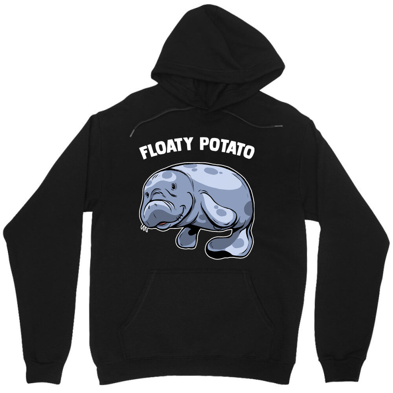 Floaty Potato Manatee Sea Animal Aquatic Marine Ma Unisex Hoodie by RebeccaBradi | Artistshot