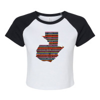 Guatemala Chapin Quetzal Antigua Tikal Tradicional Maya Raglan Crop Top | Artistshot