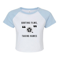 Quoting Films Raglan Crop Top | Artistshot