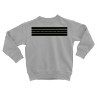 White And Yellow Parallel Lines Design Toddler Sweatshirt | Artistshot