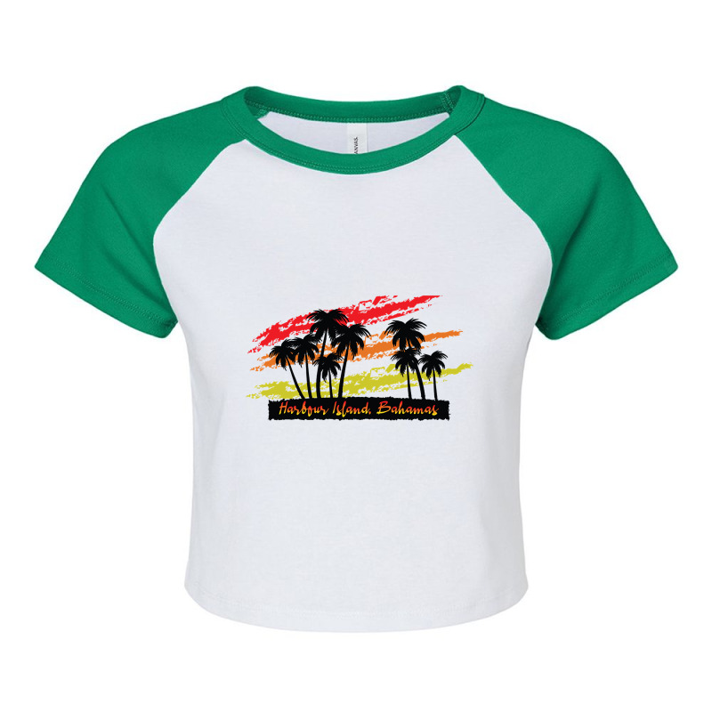 Harbour Island Bahamas (2) Raglan Crop Top by Jerhogen528 | Artistshot