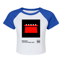 Turn On The Bright Lights Minimalist Style Graphic Artwork Design Raglan Crop Top | Artistshot