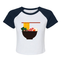 Classic Ramen Noodles Classic Raglan Crop Top | Artistshot