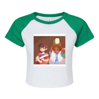 Klance - Ponyo (lamp) Chiffon Top Raglan Crop Top | Artistshot