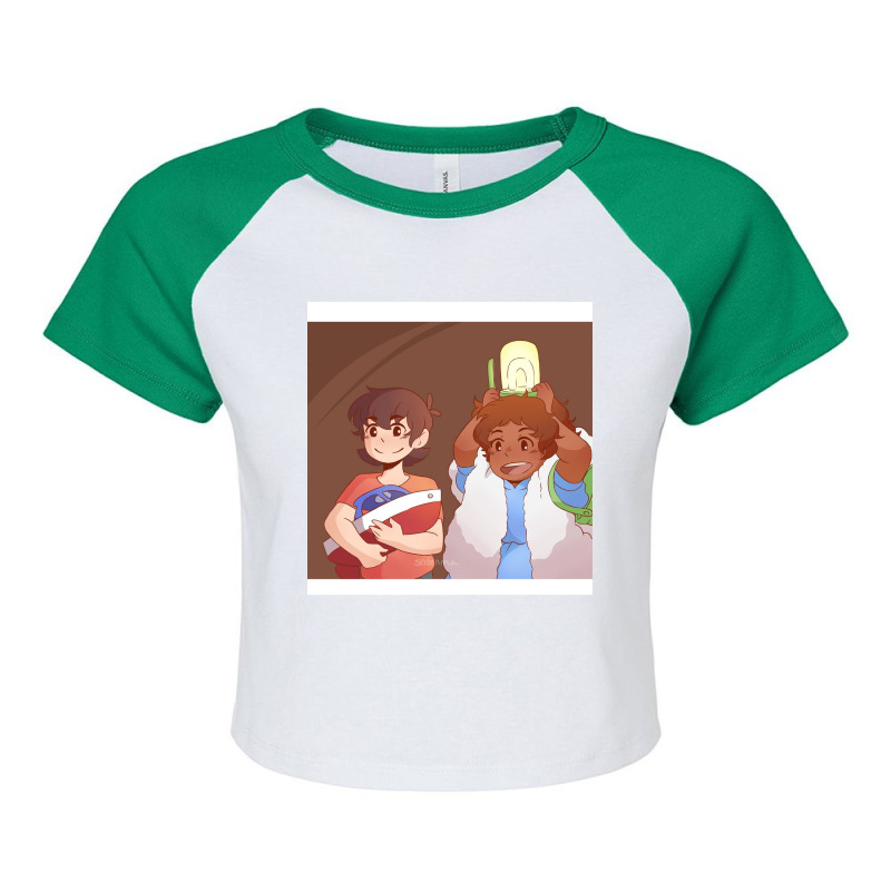 Klance - Ponyo (lamp) Chiffon Top Raglan Crop Top by AYESHAJOHNSON | Artistshot