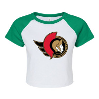 New-ottawa-senators Raglan Crop Top | Artistshot