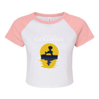 The Little Goldfish Essential Raglan Crop Top | Artistshot